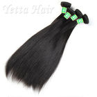 Natural Black Malaysian Human Hair Extensions / Beauty Straight Remy Hair