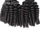No Shedding No Tangle Brazilian 6A Virgin Hair Extensions Africa Curl Weave