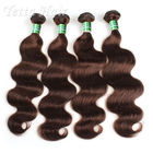Tangle Free 100 Indian Remy Hair , Body Wave Hair Extensions Soft / Glossy / Clean