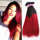 Black To Red Ombre Clip In Hair Extensions For Long Hair With No Tangle