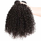No Shedding Natural Peruvian Human Hair Weave For Undyed Black Extensions