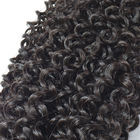 Kinky Curly Malaysian Hair Extensions / Unprocessed Virgin Hair Bundles