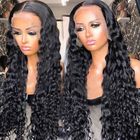 Unprocessed Brazilian Human Hair Full Lace Wig OEM Vendors Water Wave