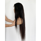 Straight Lace Front Human Hair Wigs With Full Cuticle 1B/30