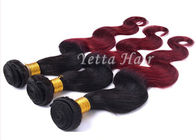 Wine Red Hair Ombre Human Hair Extensions 12'' - 30''  Body Wave