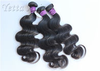 Salon Wet and Wavy 7a Grade Peruvian Hair , Simplicity Soft Real Virgin Hair Weave 