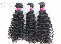 Deep Curly Long Brazilian Human Hair Weave Professional No Chemical Hair Extensions