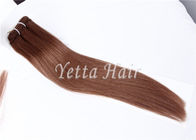 Grade 8A Fashionable Long Dark Brown Hair Extensions Full Ends No Fiber