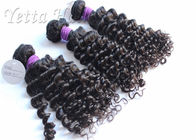 Kinky curl  Peruvian Human Hair Weave With Curly Lace Frontal