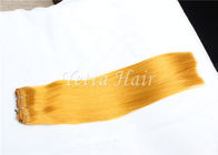 Double Drawn Real Brazilian Human Hair Extensions With Soft And Clean