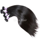 Grade 7A Peruvian Human Hair Weave , 10'' - 30'' Raw Virgin Hair No Shedding