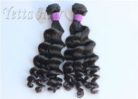 Loose Wave 100 Virgin Peruvian Hair , Real Virgin Hair Extensions No Shedding