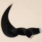 Chocolate Pre Bonded Human Hair Extensions / Simplicity Tape In Hair Extensions