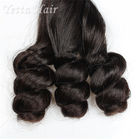 Real Indian Funmi Virgin Hair , Remy Human Hair Weave For Black Women