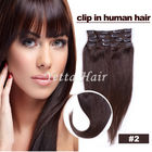 Smooth Soft Pre Bonded Dip Dye Hair Extensions / Dark Brown Virgin Hair