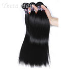 Silky Straight Indian Hair Weave / Long Remy Hair Extensions No Lice