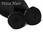 Soft 20 Inch Indian Remy Hair Extensions , Straight Hair Weave No Mixture