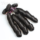 12 Inch - 30 Inch Indian Human Hair Weave With Egg Curl No Chemical
