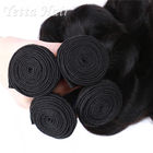 Tangle Free Jet Black Cambodian Virgin Hair With Bouncy And Soft