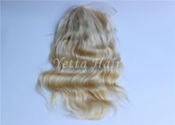 All Length Full Lace Virgin Hair Wigs / Blonde Body Wave Hair No Foul Odor