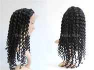 Healthy Deep Wave Curly Full Lace Human Hair Wigs For Black Women