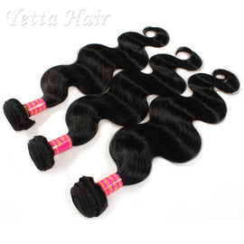 Natural Color Peruvian Virgin Hair Indian Body Wave Hair Extensions Large Stock