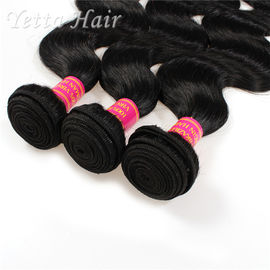 Natural Color Peruvian Virgin Hair Indian Body Wave Hair Extensions Large Stock