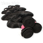 Natural Black Unprocessed Peruvian Virgin Hair Body Wave with No Lice