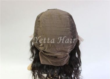 Wet And Wavy Weave Lace Front Remy Hair Wigs , Tangle Free Hair Extensions