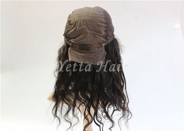 Wet And Wavy Weave Lace Front Remy Hair Wigs , Tangle Free Hair Extensions