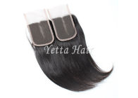 Density 130% Hand Tied Virgin Hair Lace Closure Long Lasting With Proper Care