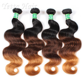 18 Inch Colorful Peruvian 7A Virgin Hair Weave Without Chemical