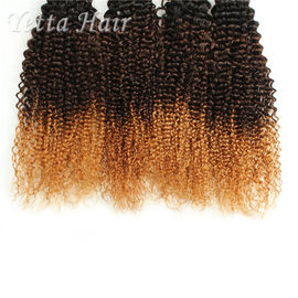 Kinky Curly 100g 7A Brazilian Virgin Hair Three Tone Dyeable