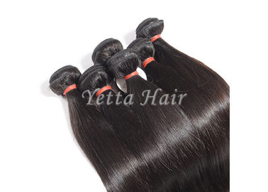 No Chemical Unprocessed Human Hair Bundles / Silky Straight Remy Hair