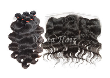 Full Cuticles Body Wave Unprocessed 8A Virgin Hair With Lace Closure