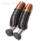 7A Peruvian Curly Virgin Remy Hair Weft  / Ombre Chocolate Hair Weave