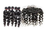 12&quot; - 30&quot; Lace Frontal Closure Grade 8A Virgin Hair Loose Wave With Clean