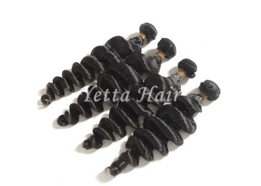 Soft And Silky 100 Peruvian Human Hair / Loose Wave  Hair Bundles No Nits