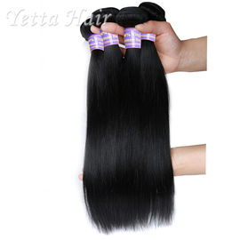 Natural Black Cambodian Straight Hair Bundles , 20 Inch 11a Hair Extensions