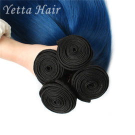 Healthy Ombre Soft Blue Grade 8A Virgin Hair Extentions For Goddess