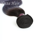 Two Tone Unprocessed Brazilian Virgin Remy Hair , Grey Curly Human Hair Extensions