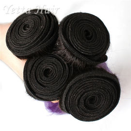 Ombre Purple Two Tone 8A Virgin Hair Extensions With No Chemical