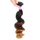 Peruvian Loose Wave Ombre Human Hair Extensions 3 Tone Ombre Hair Weave
