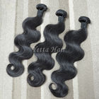 Unprocessed Virgin Malaysian Hair Extensions Body Wave Hair Weave 1B#