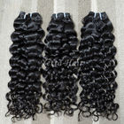 Full Hair Bundles Malaysian Curly Hair Extensions Wet and Wavy Hair 1B#