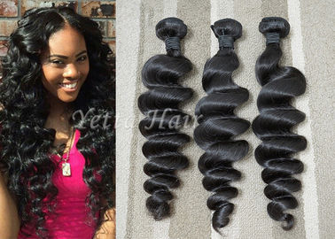 Malaysian Hair Weave Bundles Loose Wave Hair Extensions Thick Hair Ends