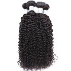Kinky Curly Peruvian Human Hair Weave , 6A / 5A Peruvian Virgin Hair For Aunty