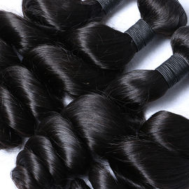 Real Remy 8A Malaysian Hair Extensions Natural Black For Women Curly Hair