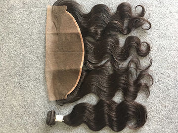 Peruvian Grade 8A Virgin Hair Body Wave No Tangle With 13x4 Lace Frontal