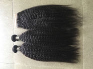 Grade 8A Peruvian Curly Hair Extensions Kinky Straight With 4x4 Closure